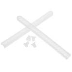 White Undermount Drawer Slides Set for Kitchen Cabinets with High Stability and Smooth Silent