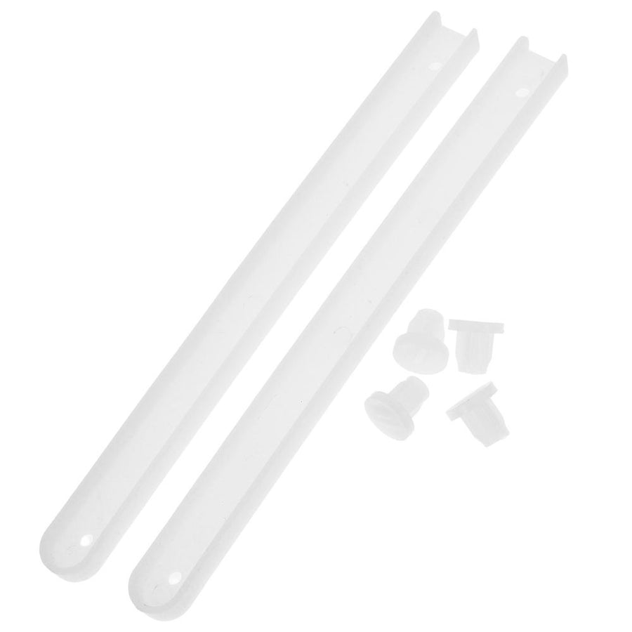 White Undermount Drawer Slides Set for Kitchen Cabinets with High Stability and Smooth Silent