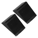 Black Rubber Car Wheel , Heavy-Duty Garage Parking Block for Secure Vehicle Stability