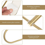 Wall Mounted Stainless Steel Towel Rack Holder for Kitchen and Bathroom, Golden for Home Use