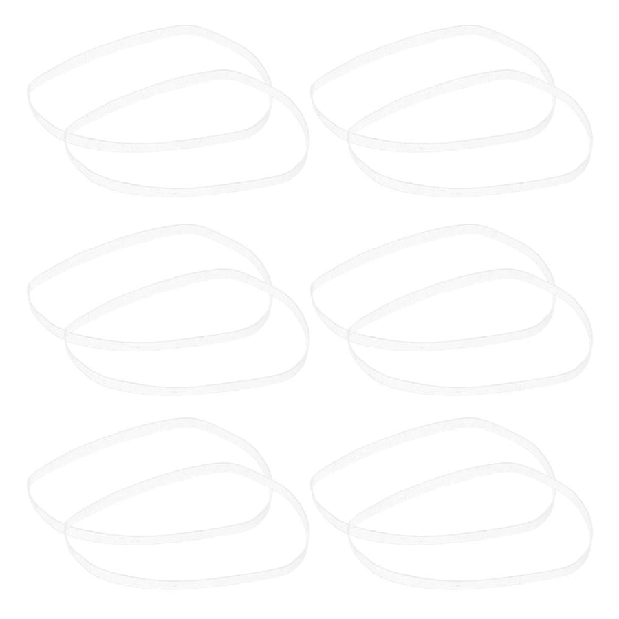 100Pcs Reusable Clear Rubber Bands for Crafting Office Bundling and Balloon Arch Projects