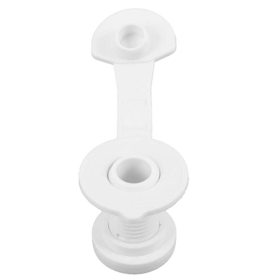 Threaded White Cooler Drain Plug Replacement Leakproof Durable Insulated Drain Stopper for Outdoor Use