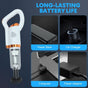 Compact Cordless Vacuum Cleaner with High-Power , ABS, White - Portable Car and Home Use