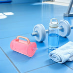 Adjustable PVC Water-Filled Dumbbells for Fitness Exercise, Lightweight and Portable Workout Weights