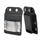 Heavy Duty Metal Tape Measure Belt Clip, One Hand Quick Release Measuring Tape Holder Fits Up To 2 Inch Work Belts