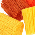 Acrylic Fiber Rug Yarn 12 Pcs for Crochet, Latch Hook, and Craft Projects