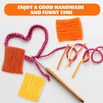 Acrylic Fiber Rug Yarn 12 Pcs for Crochet, Latch Hook, and Craft Projects