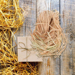 Beige Raffia Grass Ribbon for Crafting, Wrapping, Florist Supplies, and Handmade Decoration Projects