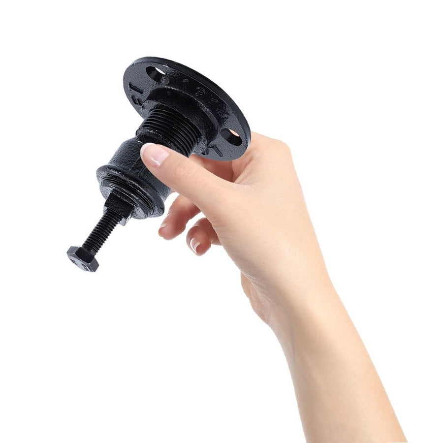 Interior Handrail Bracket Solid Iron Home Mounting Support 2Pcs