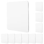 25Pcs Square Cake Boards White Paper Display Secure For Home Gatherings