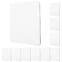 25Pcs Square Cake Boards White Paper Display Secure For Home Gatherings