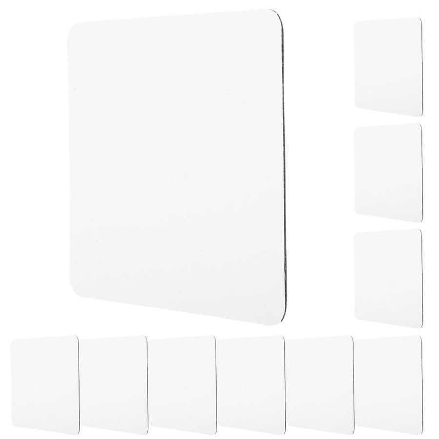 25Pcs Square Cake Boards White Paper Display Secure For Home Gatherings