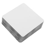 25Pcs Square Cake Boards White Paper Display Secure For Home Gatherings