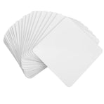 25Pcs Square Cake Boards White Paper Display Secure For Home Gatherings
