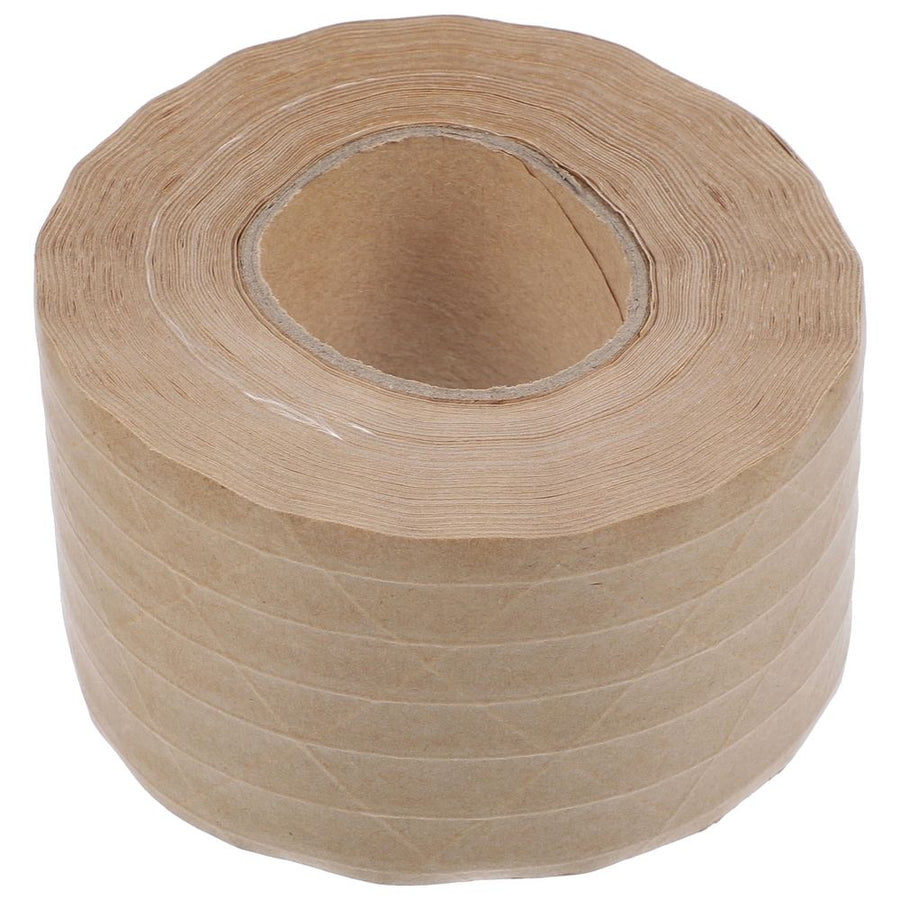 Heavy Duty Kraft Paper Tape Light Brown Water Activated for Secure Packing and Sealing