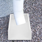 Aluminum Alloy Downspout Drain Tray for Rain Gutter Water Catch