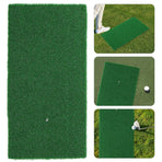 Portable Foldable Golf Turf Mat for Indoor and Backyard Practice - Green Putting