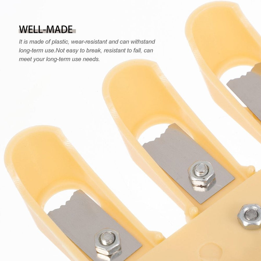 1-Pack Yellow Plastic Staff Scribe Drawing Tool for Music Teaching and Classroom Drawing Supplies