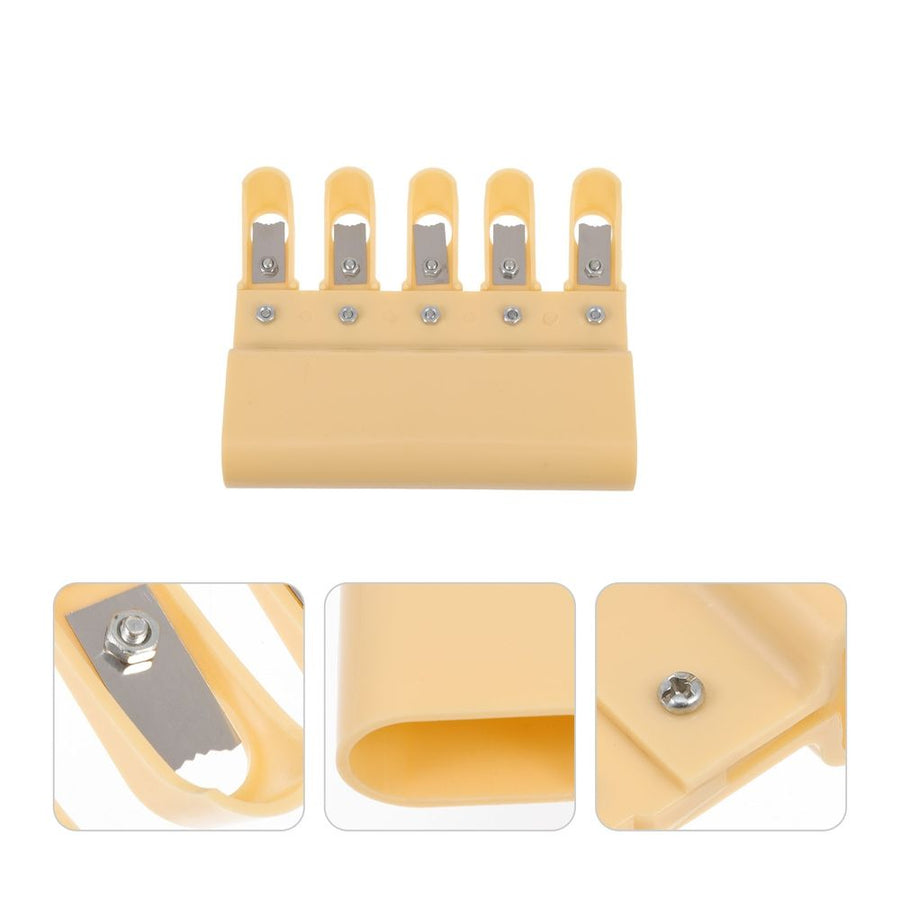 1-Pack Yellow Plastic Staff Scribe Drawing Tool for Music Teaching and Classroom Drawing Supplies