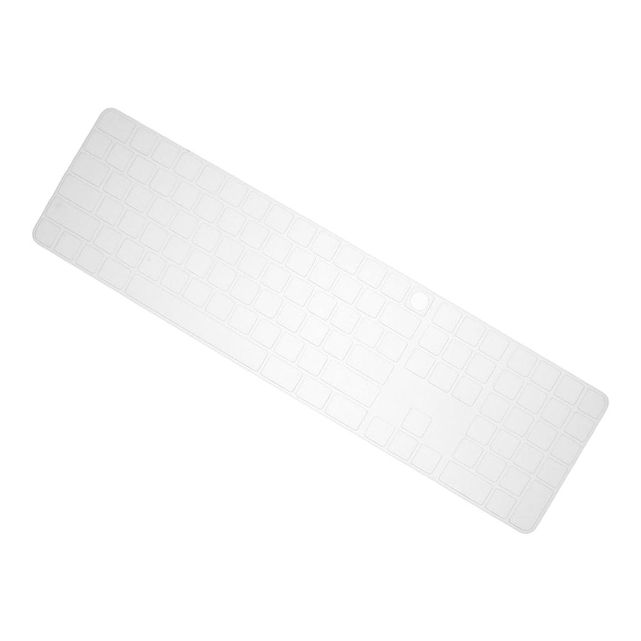 Gel Silicone Keyboard Skin for Long Nails with Durable Raised Key Protection and Smooth Typing