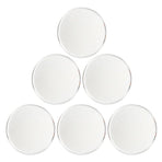Plated Golf Markers Set of 6, Iron Material, Clear and Versatile Position Marking Accessories