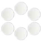 Plated Golf Markers Set of 6, Iron Material, Clear and Versatile Position Marking Accessories