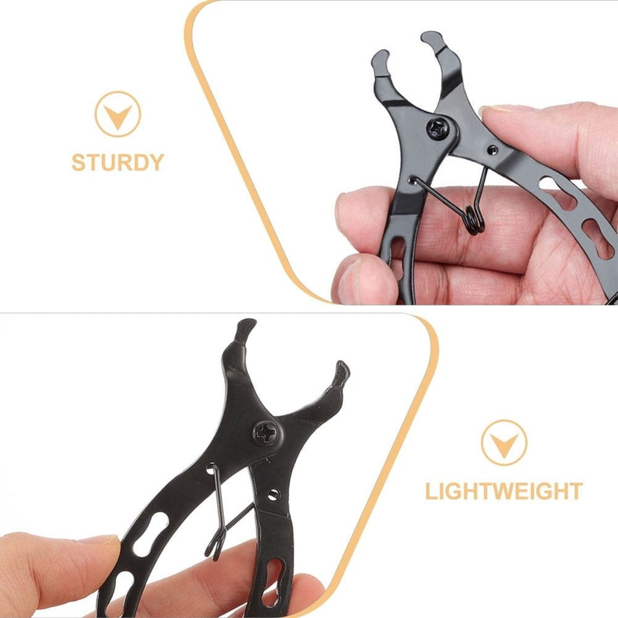 Black Steel Chain Link Pliers Tool for Removal and Installation Repair