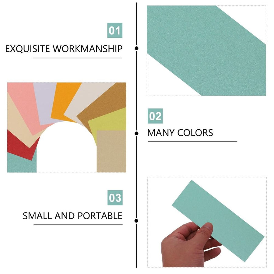 50Pcs Metallic Cardstock Paper Pearlescent Shimmer Paper for DIY Art Projects