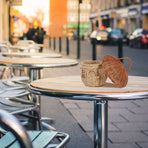 Light Brown Mushroom Shaped Woven Basket for Home Decor, Practical and Stylish Storage Solution