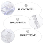 10Pcs Watch Display Racks Transparent Plastic Holders for Bracelets and Watches Storage