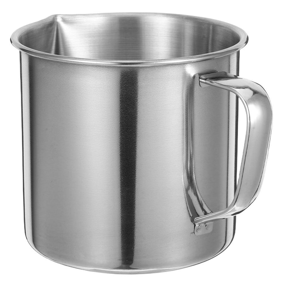 Stainless Steel Laboratory Beaker with Clear Easy-to-Read Scale, Scientific Glassware in