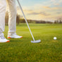Portable Golf Putter Rod Set, Plated Alloy, Practical Training Tool for Golf Practice and Improvement