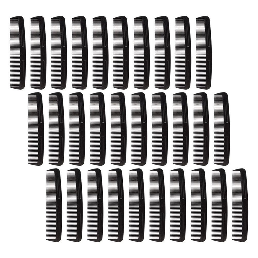 200Pcs Dual Tooth Black Pocket Combs for Men Compact Travel Hair Dressing and Styling