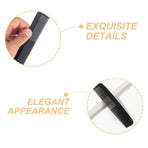 200Pcs Dual Tooth Black Pocket Combs for Men Compact Travel Hair Dressing and Styling
