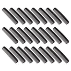 200Pcs Dual Tooth Black Pocket Combs for Men Compact Travel Hair Dressing and Styling