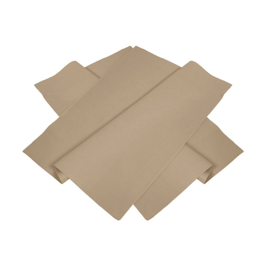 2 Pieces Light Brown Felt Fabric for Crafts, Material for Patchwork, Decorations and Sewing Projects