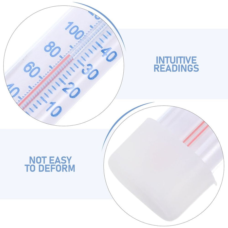 2-Pack Freezer Temperature Monitor with Easy-to-Read Display for Precise Kitchen and Refrigerator Temperature Tracking
