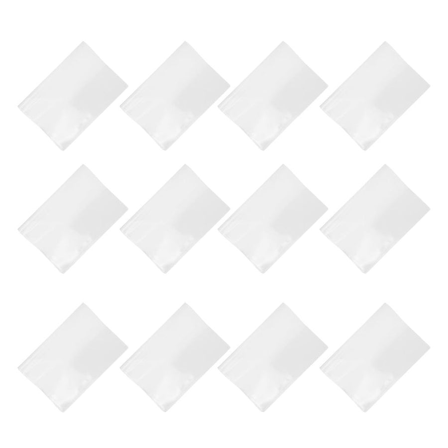 12Pcs Transparent Plastic Book Covers Waterproof Clear Notepad Protectors with Anti Slip Surface