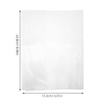 12Pcs Transparent Plastic Book Covers Waterproof Clear Notepad Protectors with Anti Slip Surface