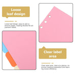 10Pcs Plastic File Dividers with Tabs for Flexible Page Separation and Labeling