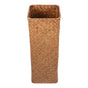 Wicker Flower Basket Woven Flower Vase Light Brown Grass Decoration 1Pack Back to School