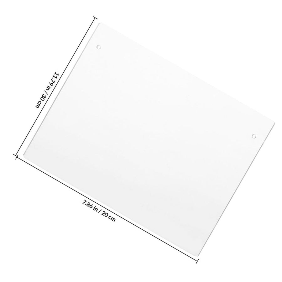 Clear Acrylic Memo Board for Home and Office Use - Portable, Reusable Desk Writing and Message Board