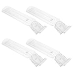 Clear Acrylic Shoe Rack Set of 4 - Retail Display and Storage Organizer for Shoes
