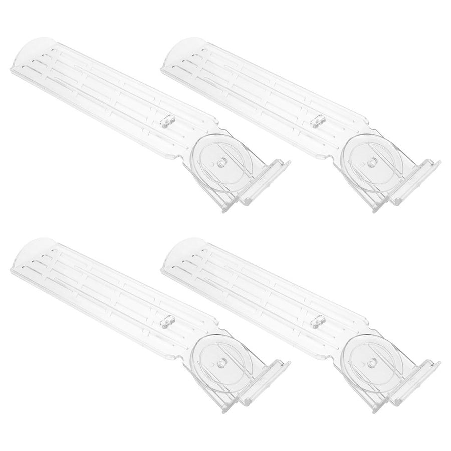 Clear Acrylic Shoe Rack Set of 4 - Retail Display and Storage Organizer for Shoes
