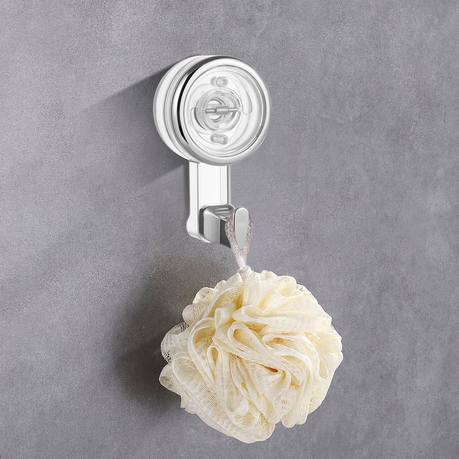 2 Pack Heavy Duty Large Cup Hooks for Home and Bathroom Use, Easy to Remove, No Damage, Plastic Design