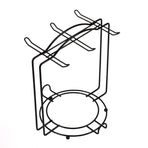 Black Metal Mug Tree Stand for Kitchen - Coffee Cup Organizer for Home and Office