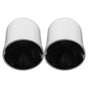 Hitch Ball Cover Chrome Finish Plated Silver Plastic for Trailer Towing Protection 2Pcs