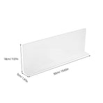 Acrylic Kitchen Sink Splash Guard Clear Waterproof Protector