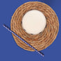 4Pcs Woven Seagrass Placemats Round Straw Coasters Non Slip Heat Insulation Pads for Coffee
