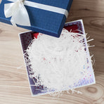 Reusable White Crinkle Cut Paper Shred for Present and Box Filling